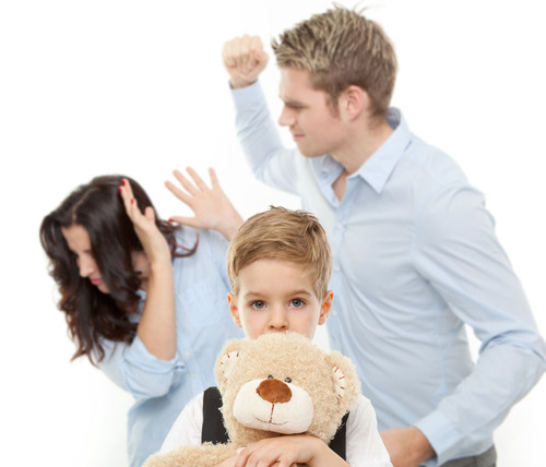目睹父母打架，孩子性情暴虐