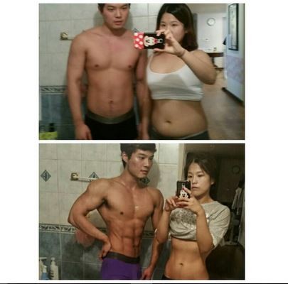 胖子的逆袭！韩情侣疯狂减掉50斤告别肉肉身材