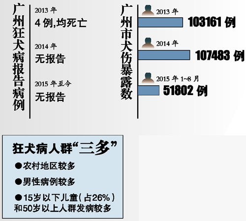 八成狂犬病例为家养猫狗咬伤